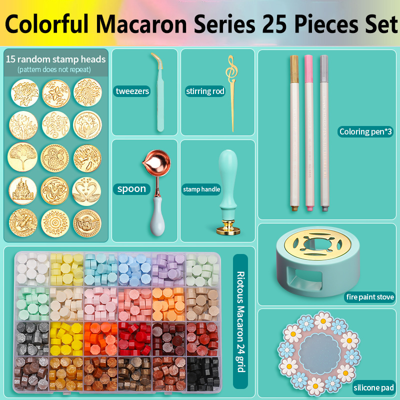 Batik Wax Kit - Conjunto de selo de cera kit