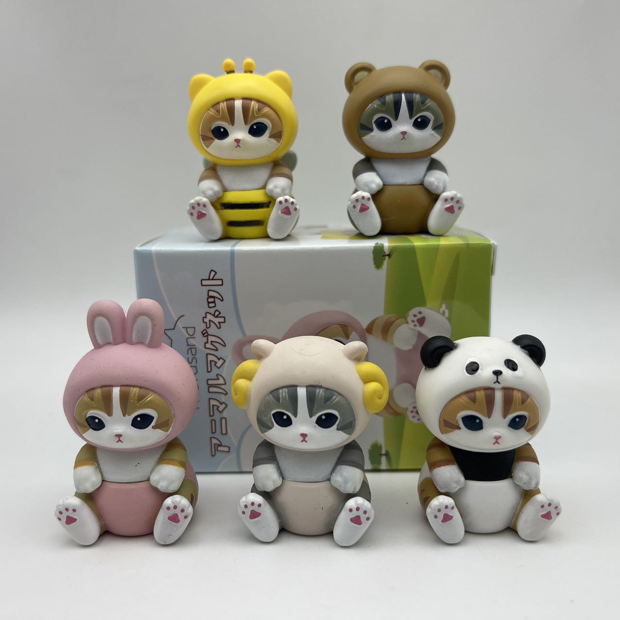 Box Art And Craft - Conjunto de bonecos de ação mofusand,