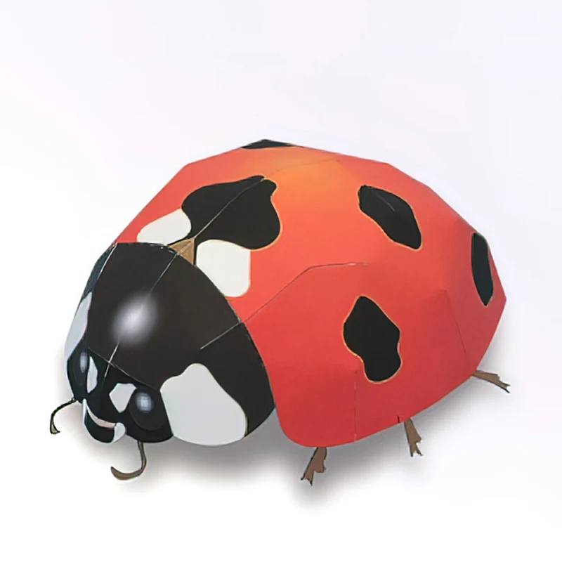 Art Craft Ladybug - Joaninha inseto origami arte mini 3d