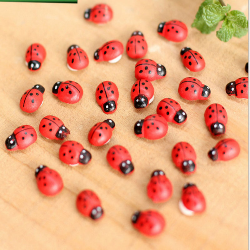 Art Craft Ladybug - 100pcs Mini Joaninhas Adesivas para Refrigerador,