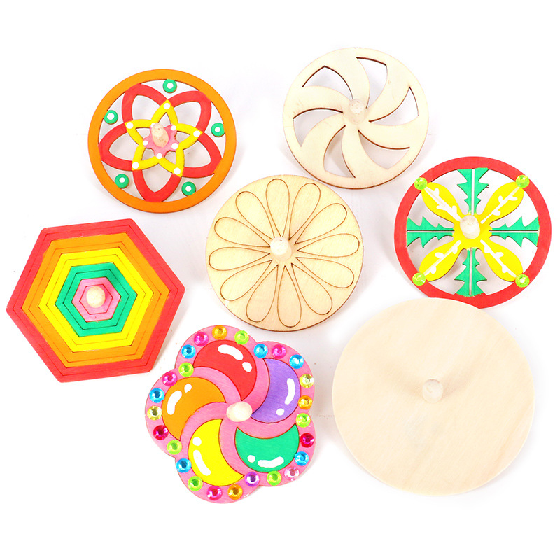 Art Craft Ideas For Kids - Kit de artesanato de topo giratório