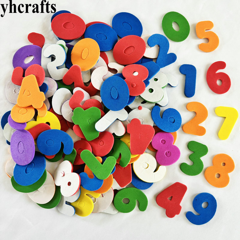 Art And Craft Letter Z - 150 peças cores misturadas 0-9 números