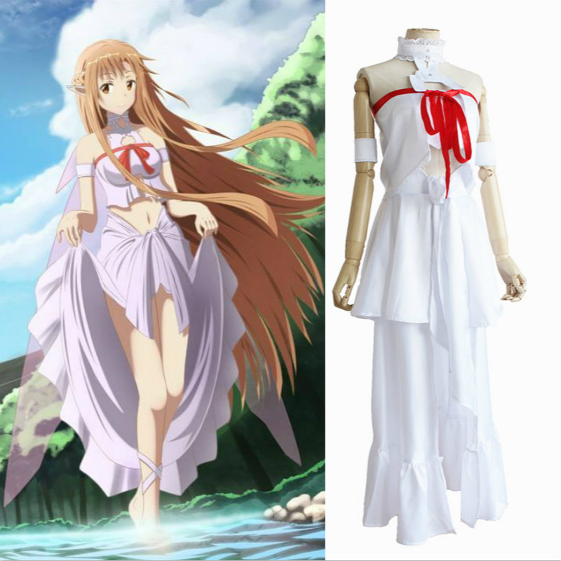 Art Craft Online - Anime Yuuki Asuna trajes de cosplay