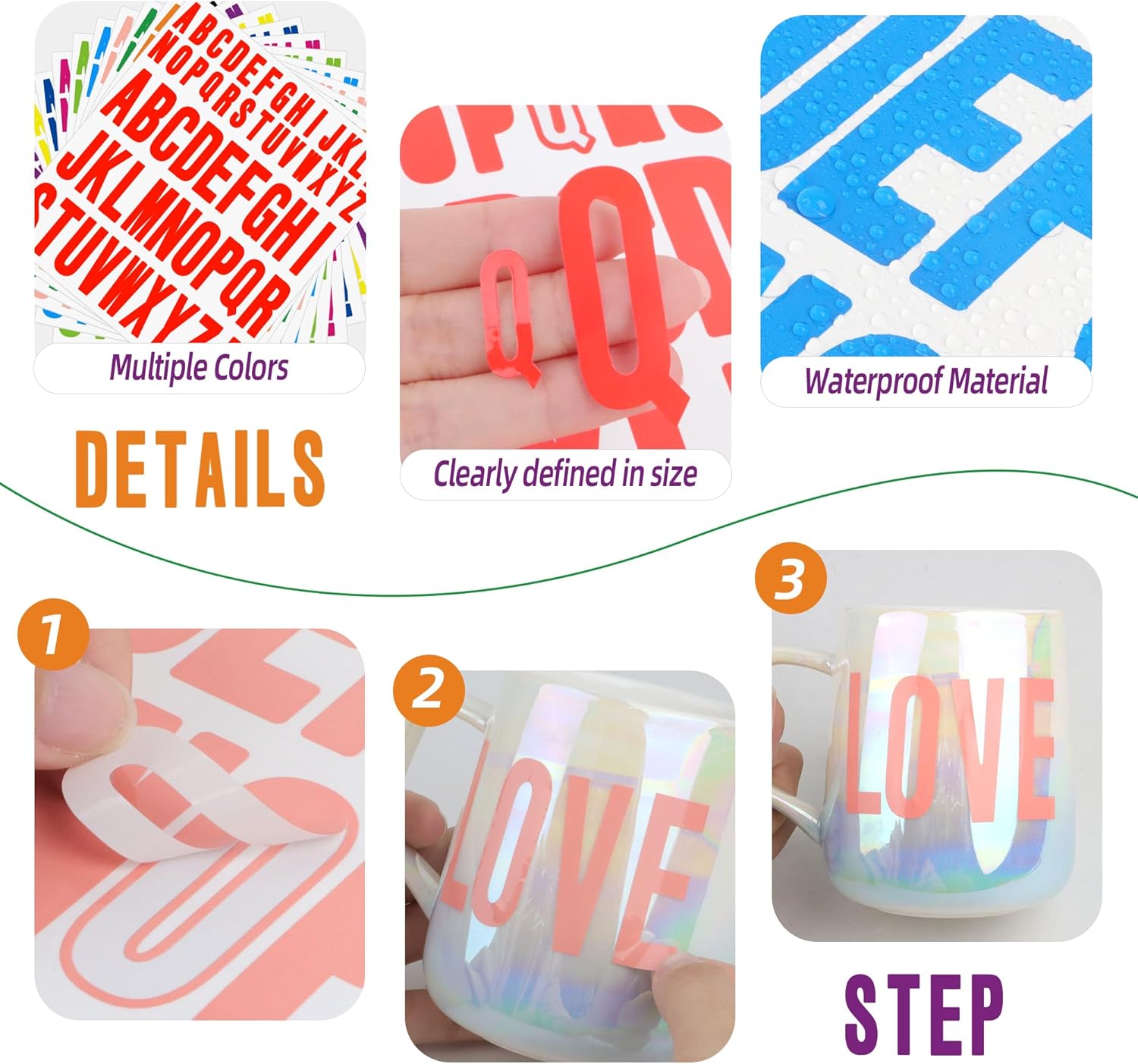 12 folhas de adesivos de letra - Art And Craft Letter Z avaliação e preço