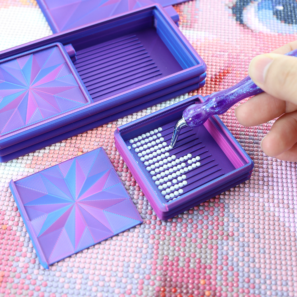 Bandeja de Arte com Diamantes  - Box Art And Craft avaliação e preço
