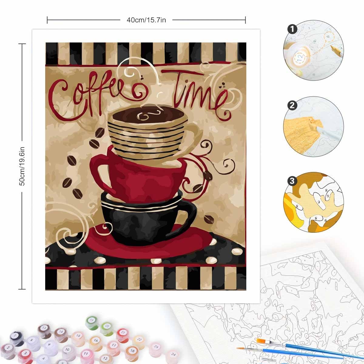 Kit de Pintura por Números par - Tv Art And Craft avaliação e preço