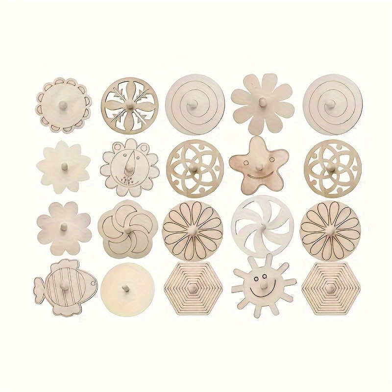 Kit de Artesanato com 16 Piões - Art Craft Ideas For Kids avaliação e preço