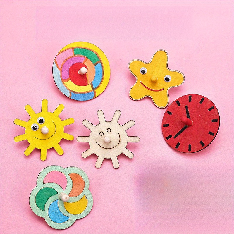 Kit de Artesanato com 16 Piões - Art Craft Ideas For Kids avaliação e preço