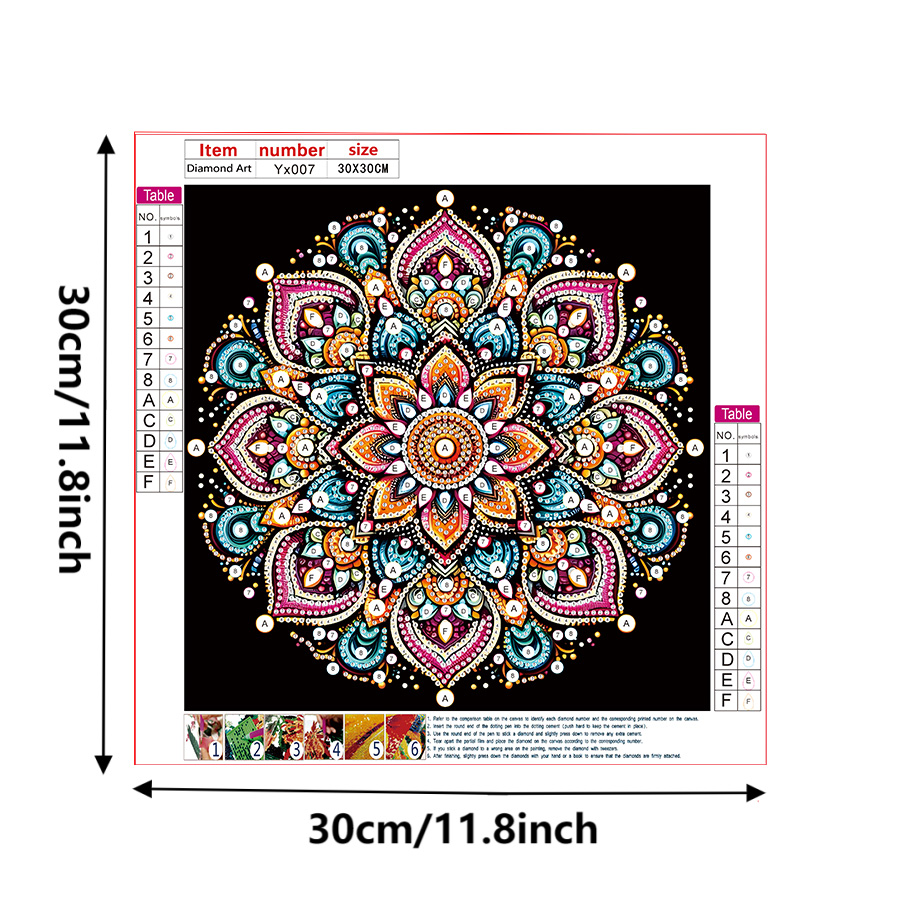 5d diy pintura diamante flor k - Art Craft Things avaliação e preço