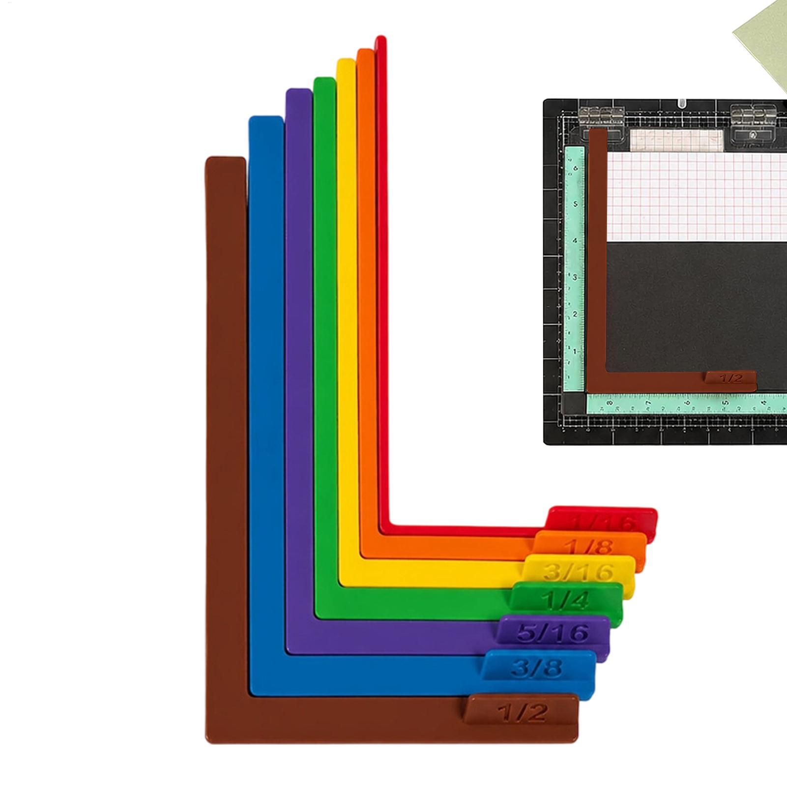 7 peças de guias de alinhament - Box Art And Craft avaliação e preço