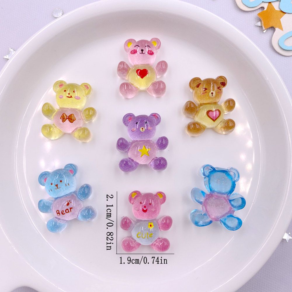 20 pçs resina glitter kawaii c - Tv Art And Craft avaliação e preço