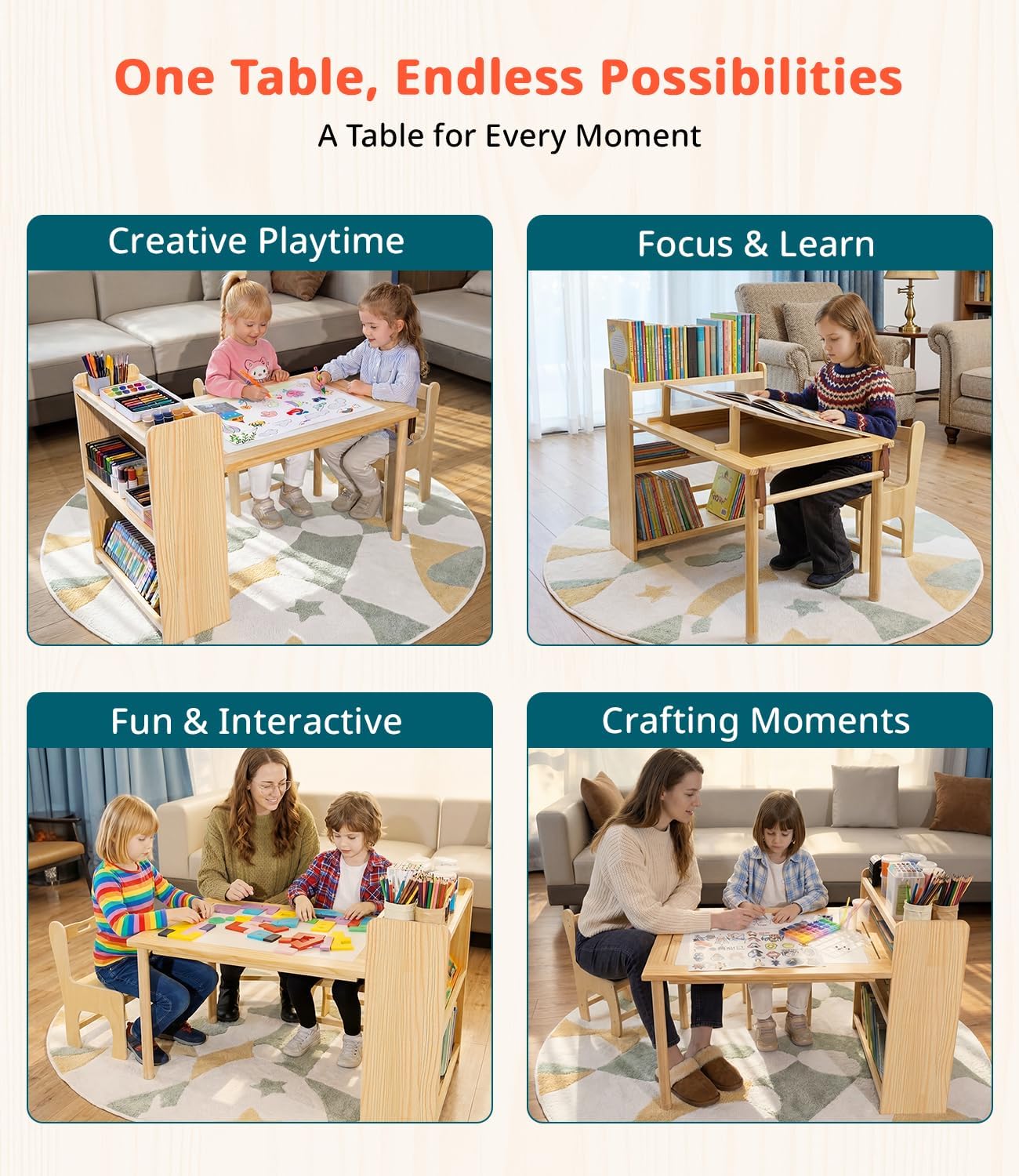 Mesa de Arte Infantil de Madei - Art Craft Toddlers avaliação e preço