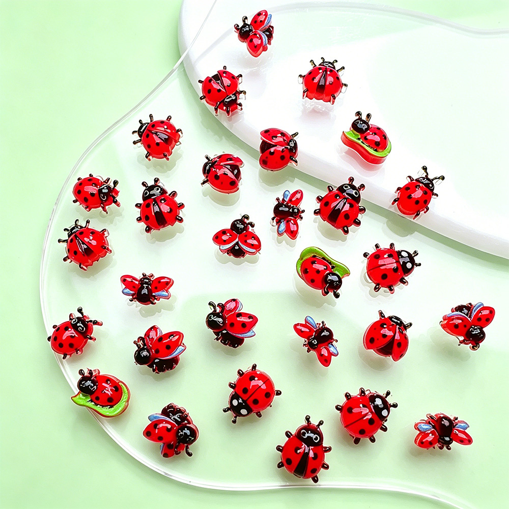 50 peças de Mini Joaninhas 3D  - Art Craft Ladybug avaliação e preço