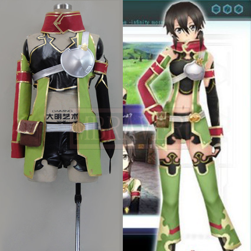 Fantasia de Cosplay de Sinon S - Art Craft Online avaliação e preço