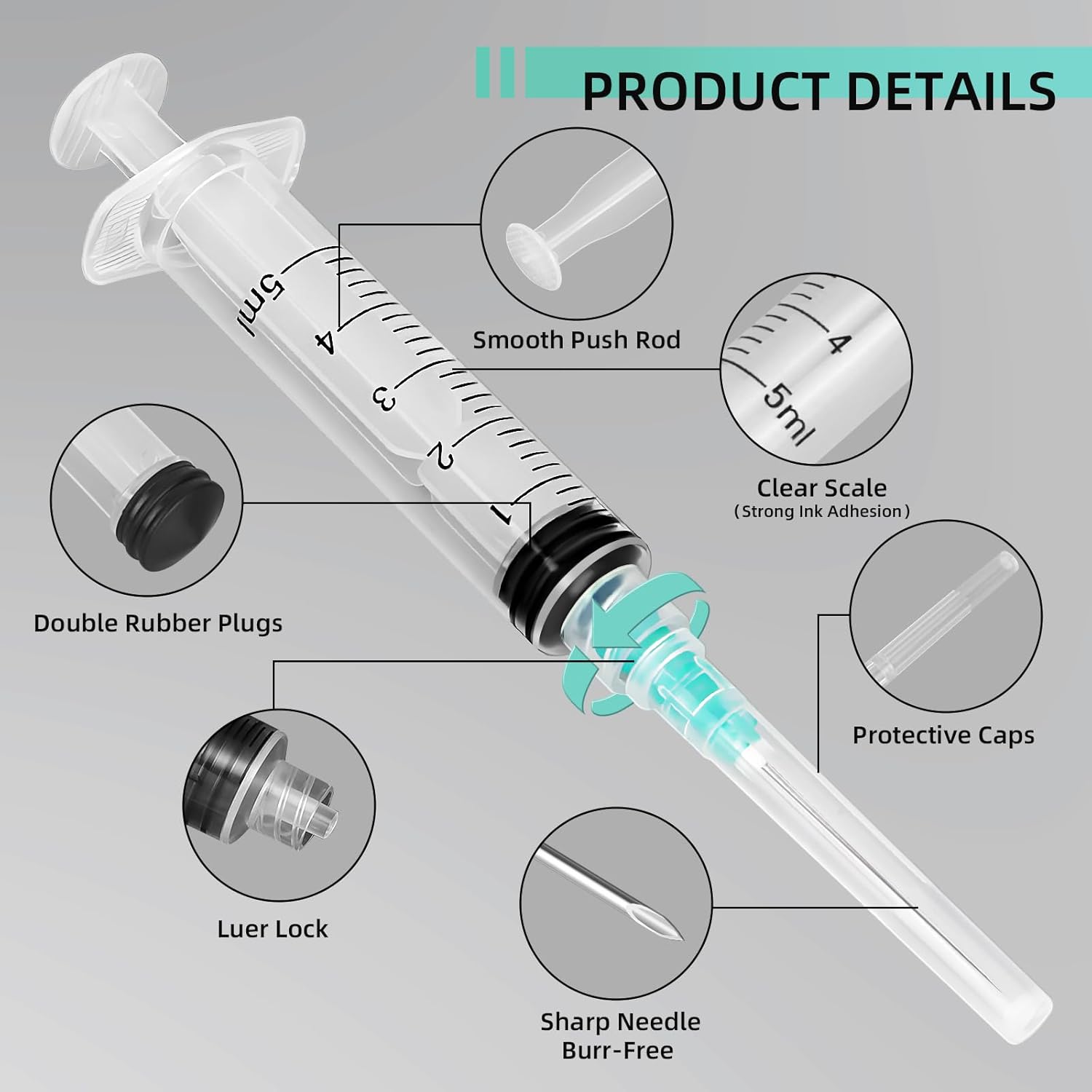 Seringa Luer Lock de 5ml, Adeq - Art Craft Things avaliação e preço