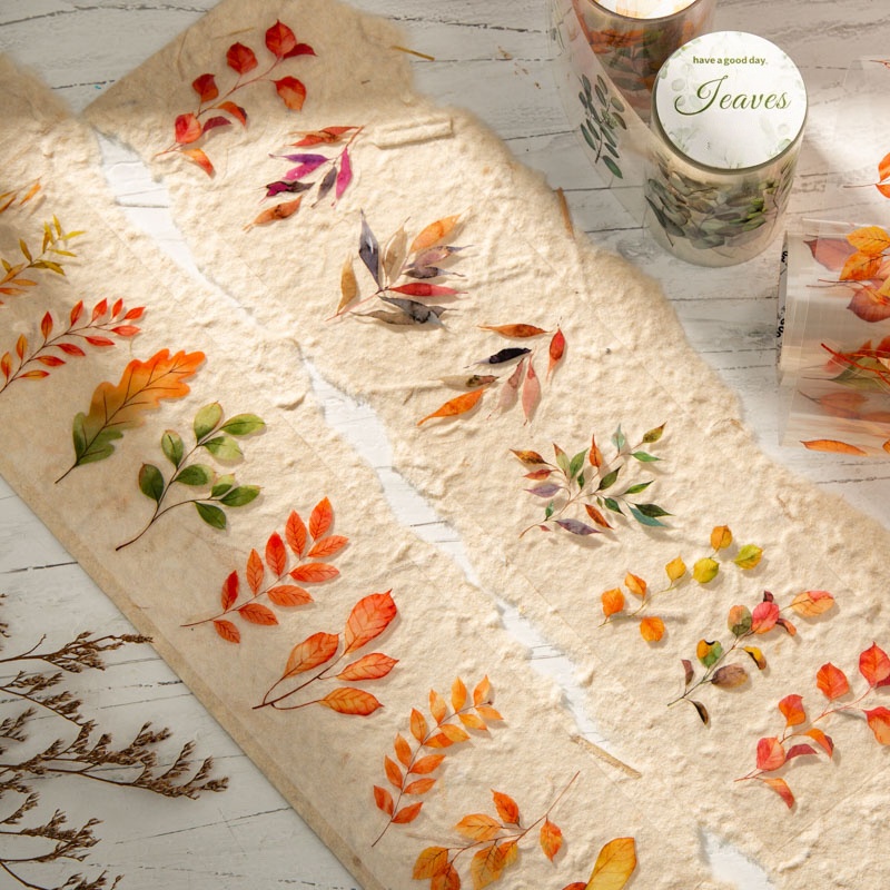 Pacote com 6 rolos, 6cm×200cm, - Art Craft Using Leaves avaliação e preço