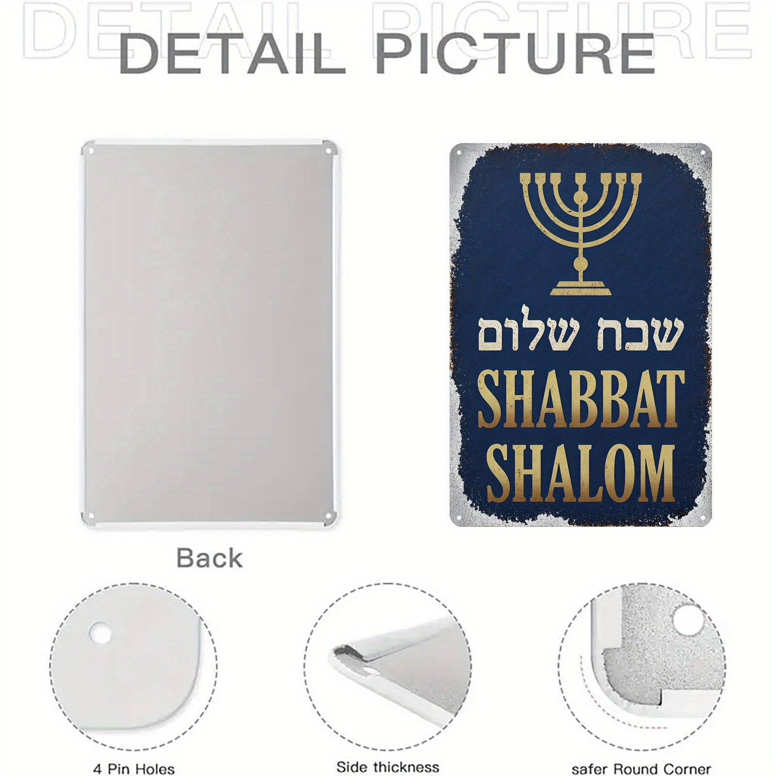 CIFBUY Placa de Menorá Judaica - Art & Craft Kortingscode avaliação e preço