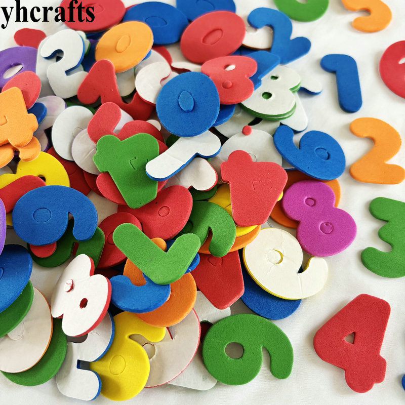 150 peças cores misturadas 0-9 - Art And Craft Letter Z avaliação e preço