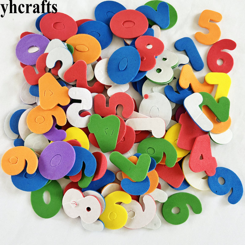 150 peças cores misturadas 0-9 - Art And Craft Letter Z avaliação e preço