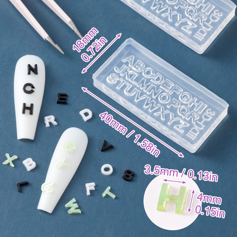 2/4 Conjuntos de Mini Moldes d - Art And Craft Letter Z avaliação e preço