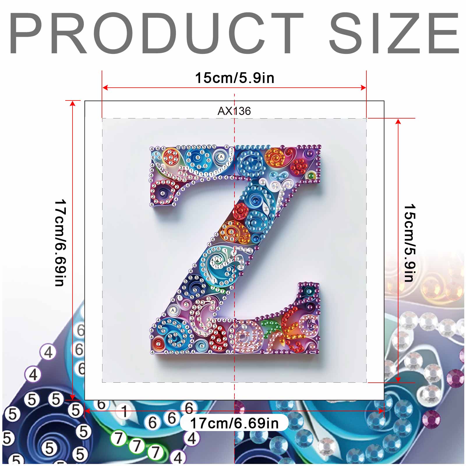 Kits de pintura de arte com di - Art And Craft Letter Z avaliação e preço