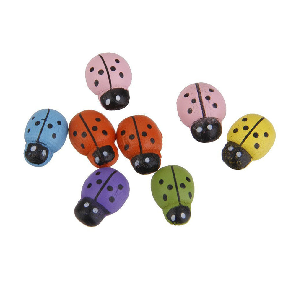 100 Peças de Miniaturas de Joa - Art Craft Ladybug avaliação e preço