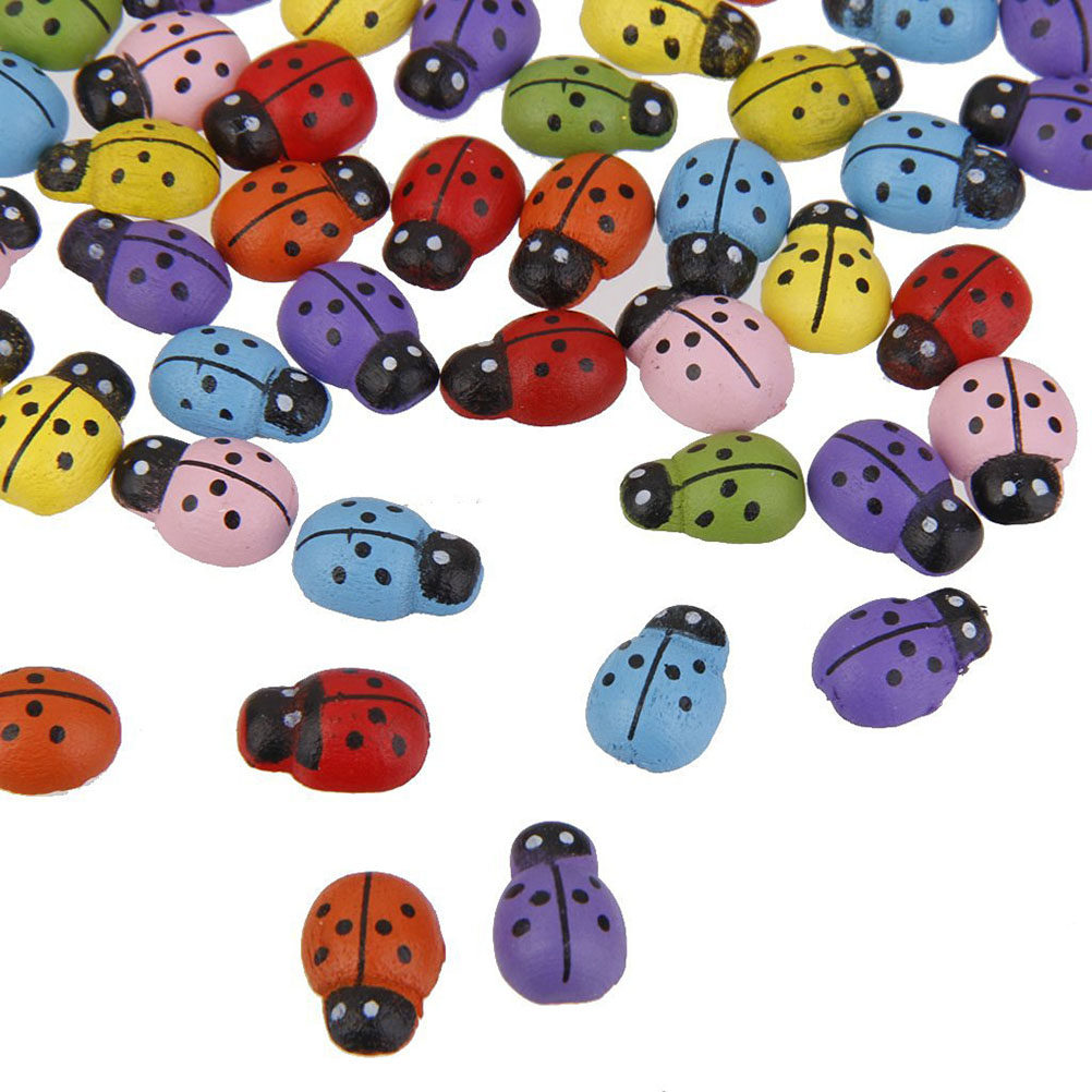 100 Peças de Miniaturas de Joa - Art Craft Ladybug avaliação e preço