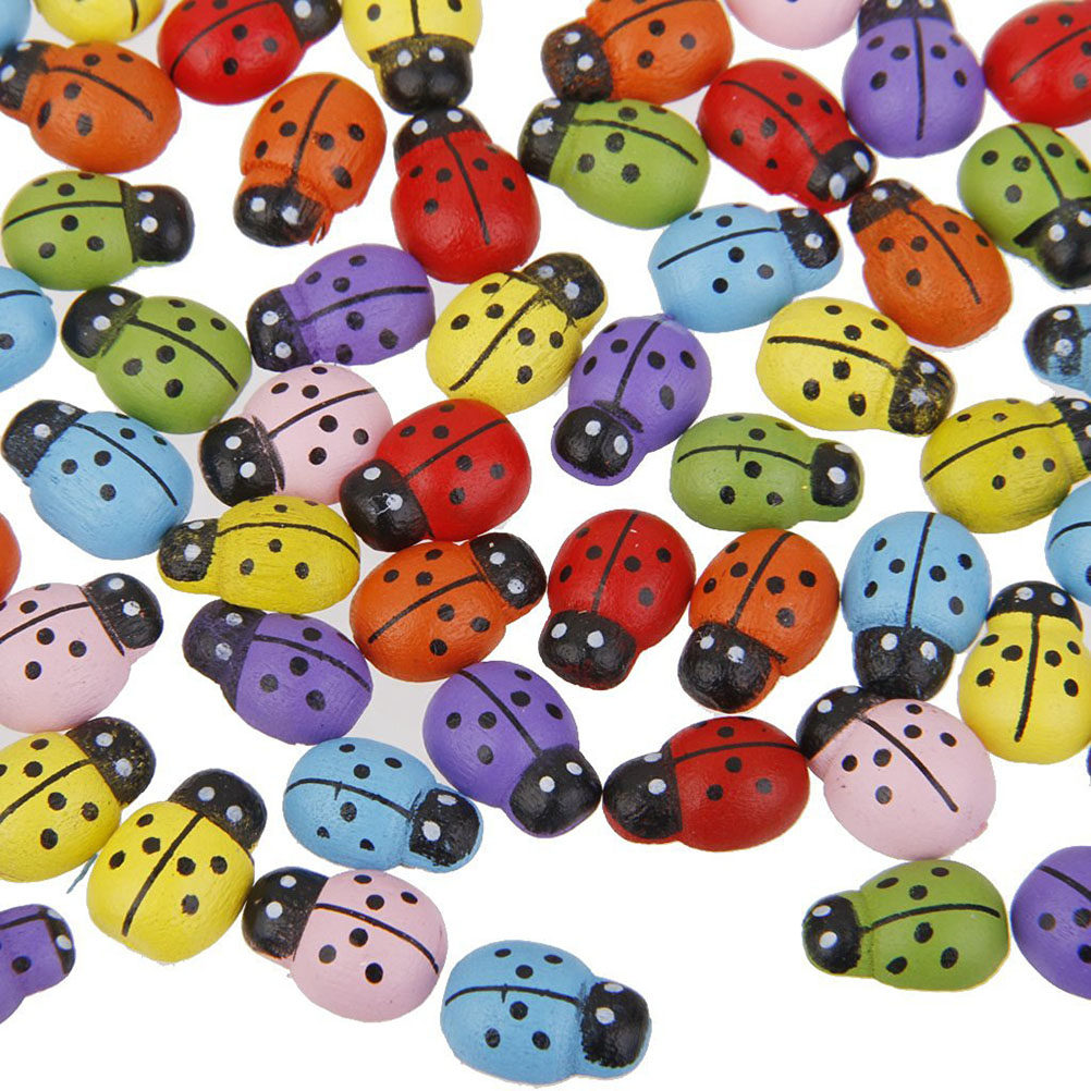 100 Peças de Miniaturas de Joa - Art Craft Ladybug avaliação e preço