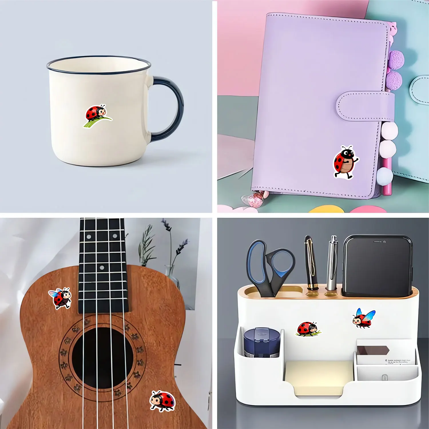 1 rolo (500 peças) de 10 adesi - Art Craft Ladybug avaliação e preço