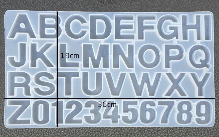 Molde de silicone com letras e - Art And Craft Letter Z avaliação e preço